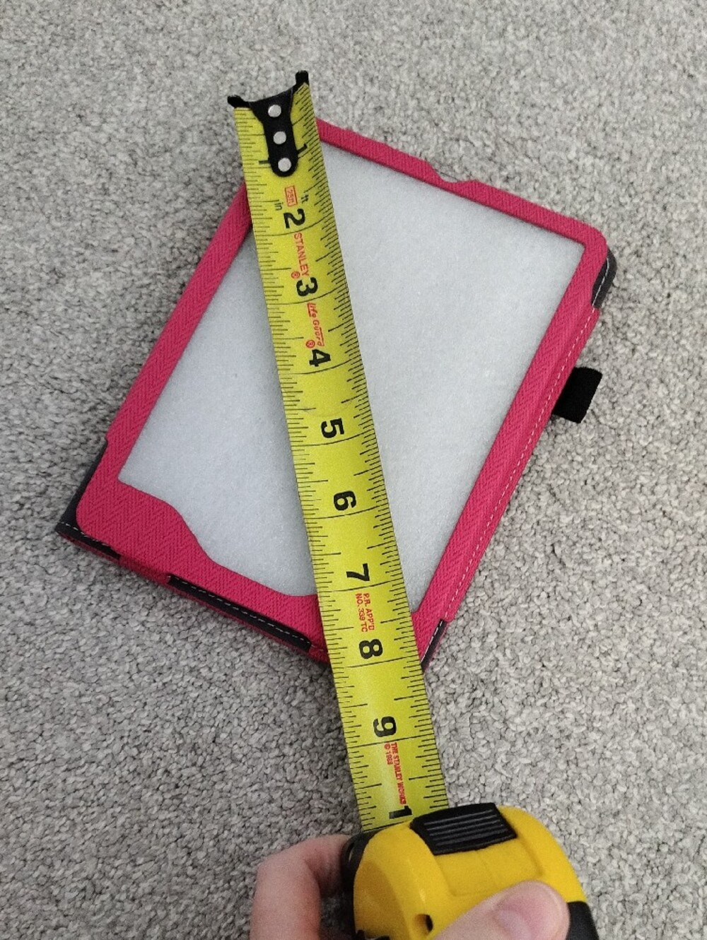 Universal Pink Tablet Cover with Brown Accent - Picture 9 of 13